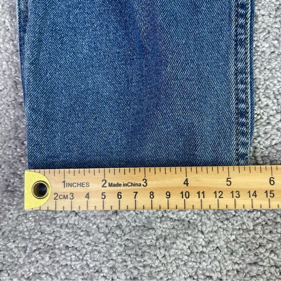 Hollister Mom Jeans Women's 26X25 Blue Straight Ultra High Rise Medium Denim - Picture 10 of 11